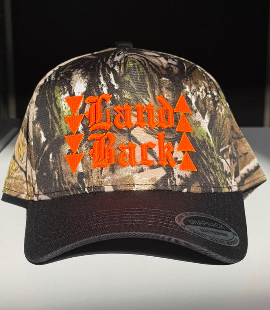 Embroidered Real Tree Land Back Hat