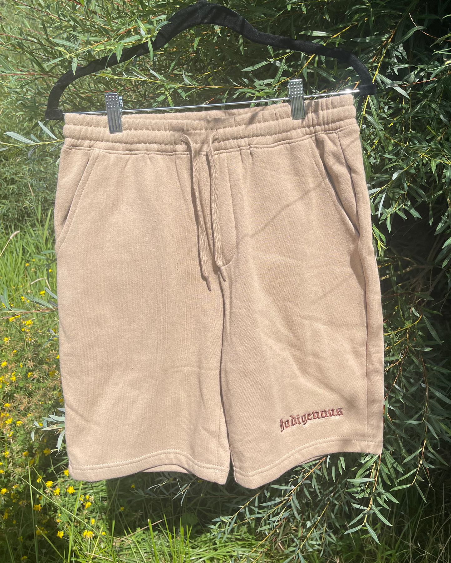 Embroidered Indigenous Midweight Fleece Shorts