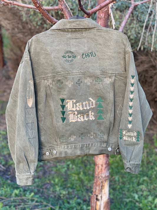 Custom 1 of 1 All Embroidered Denim Levi's® 90's Trucker Jacket