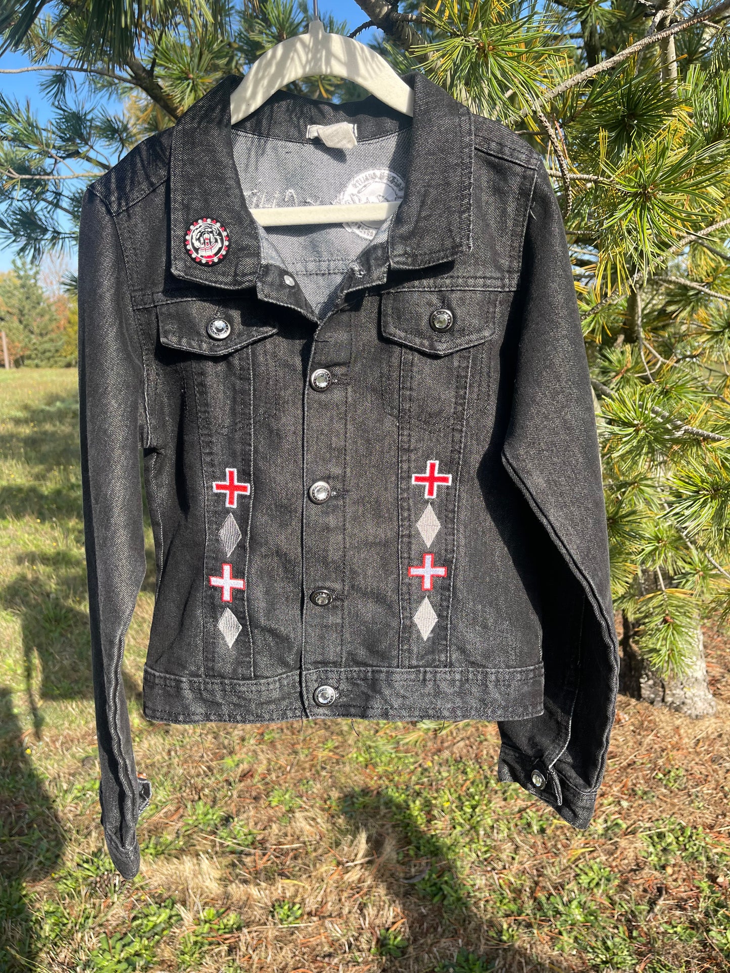 Custom 1 of 1 MMIW/P Upcycled Denim Jacket