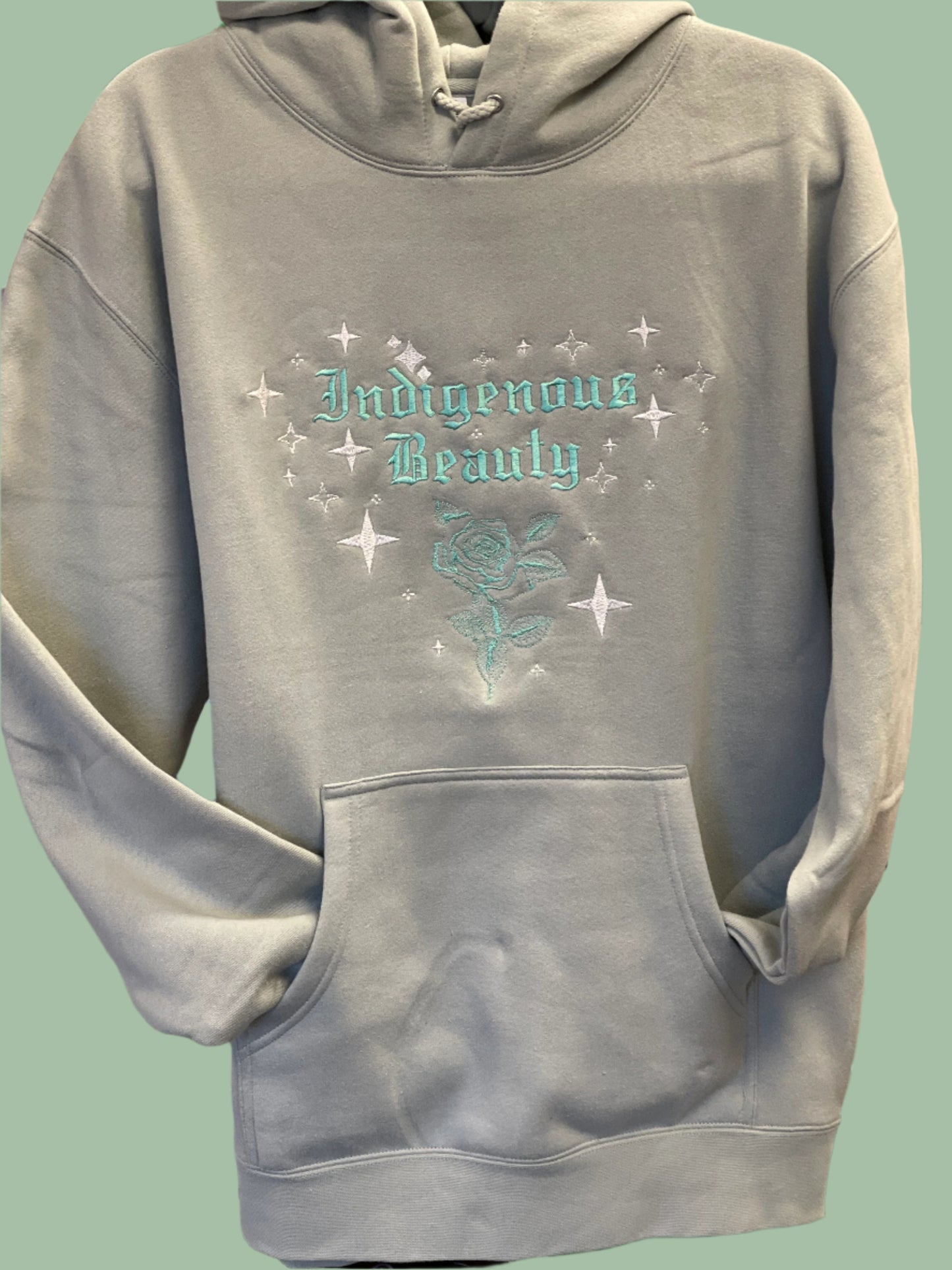 Indigenous Beauty All Embroidered Premium Heavyweight Hoodie