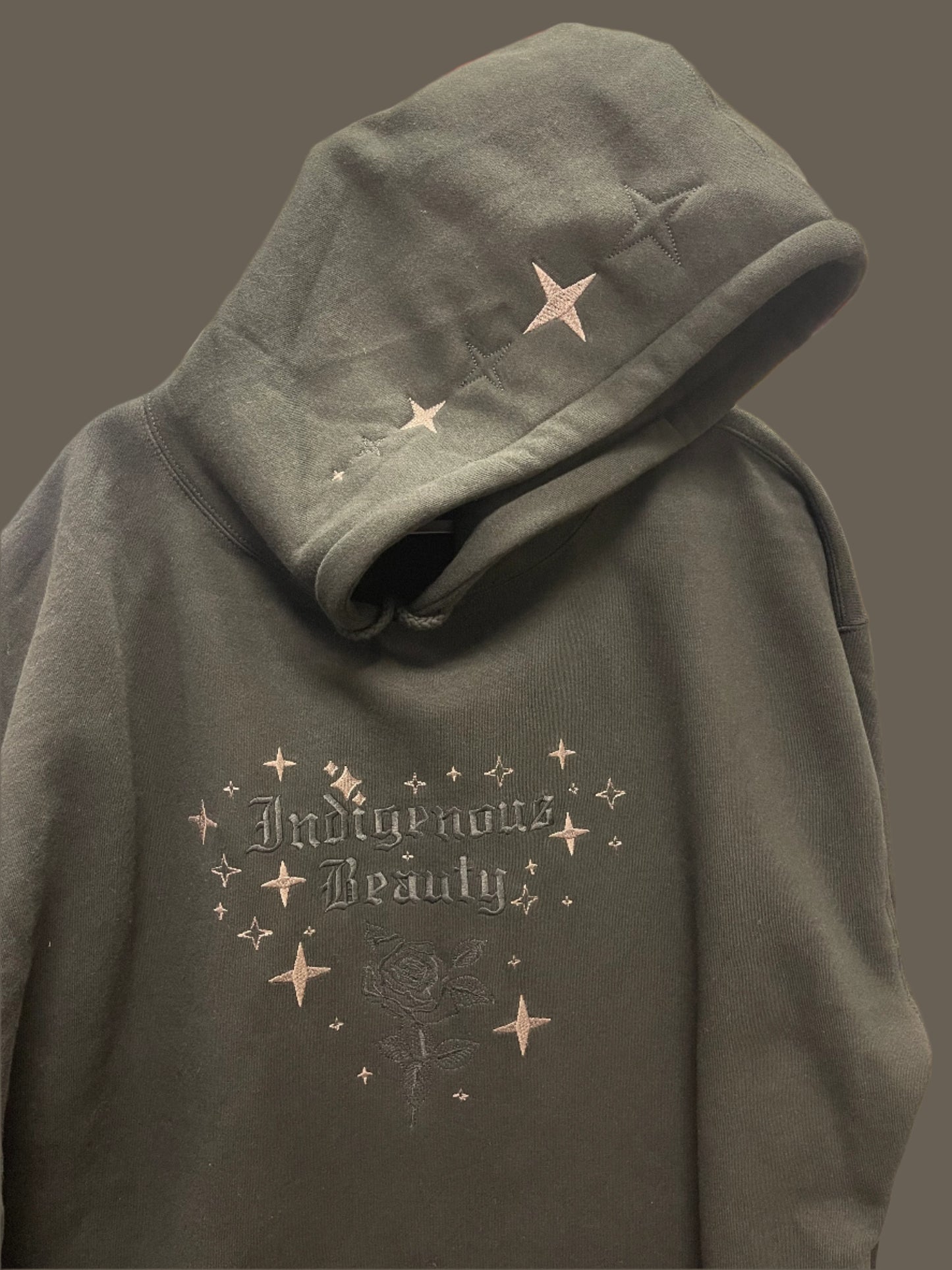 Indigenous Beauty All Embroidered Premium Heavyweight Hoodie