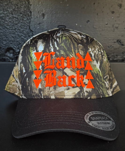 Embroidered Real Tree Land Back Hat