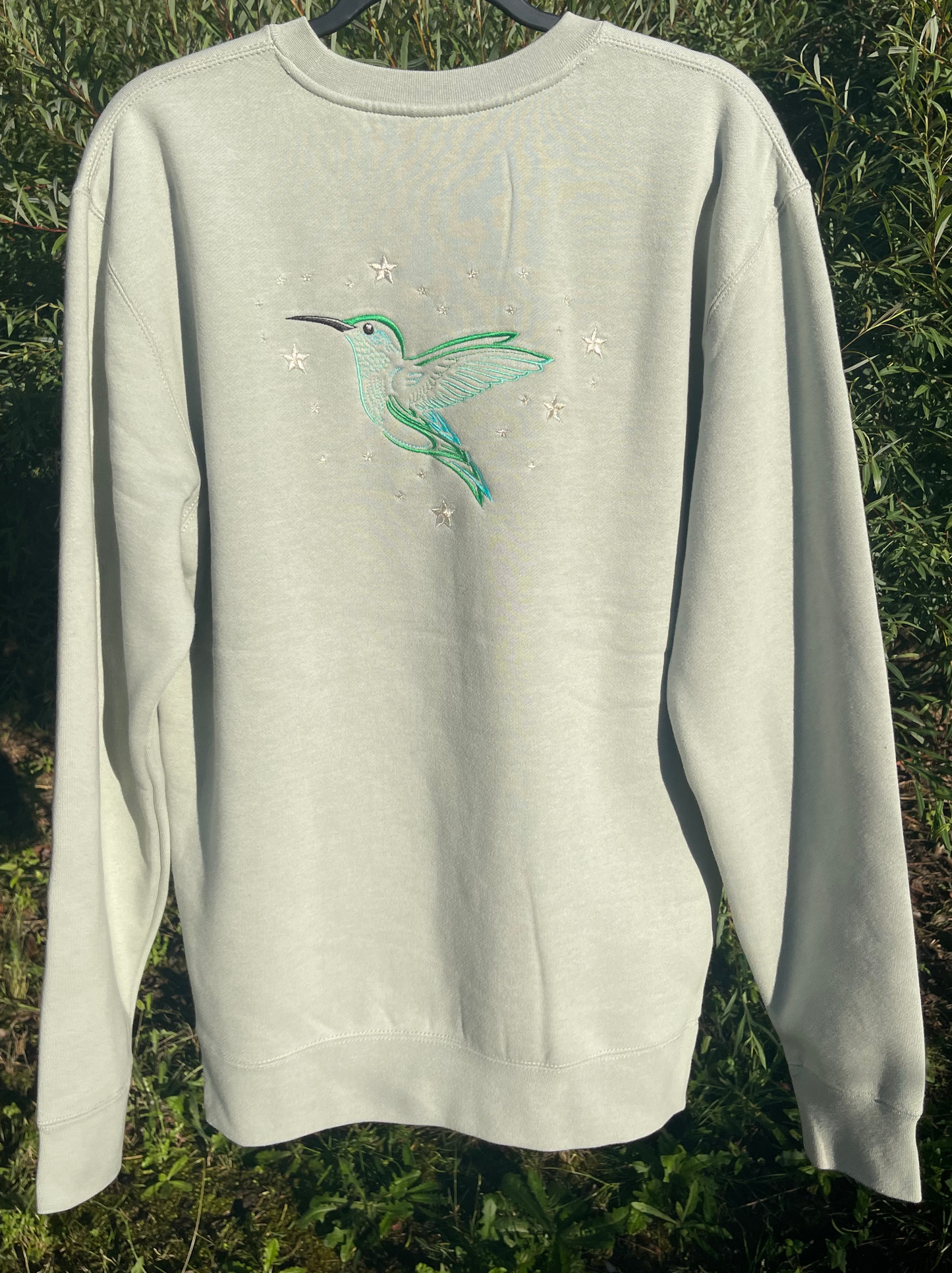 Hummingbird Premium Heavyweight Crewneck Double Sided Embroidery