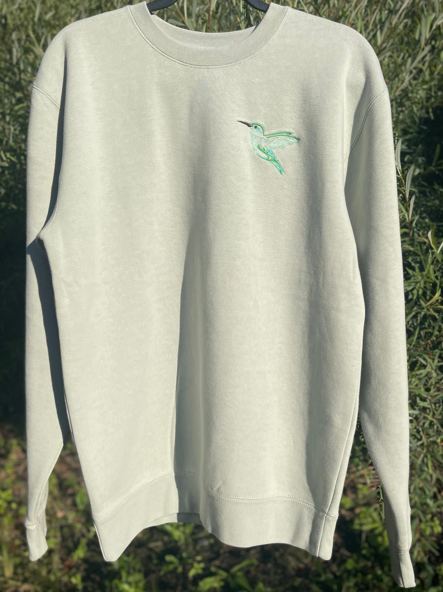 Hummingbird Premium Heavyweight Crewneck Double Sided Embroidery